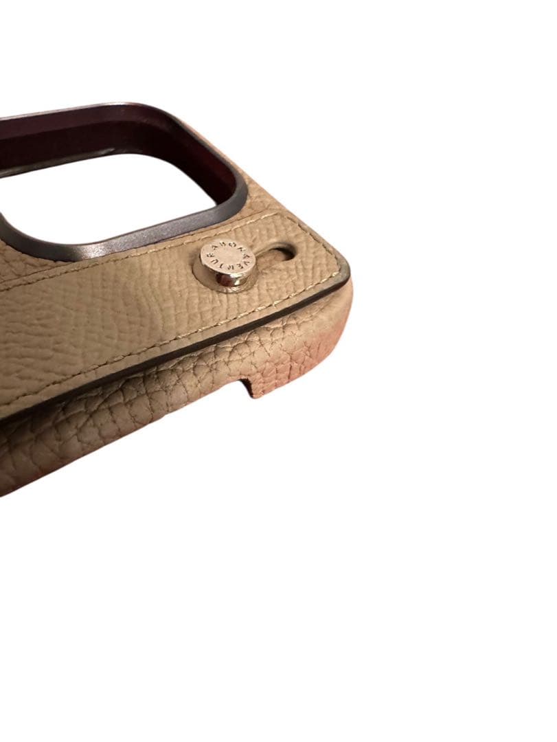 BONAVENTURA ベージュレザー iPhoneケース16プロ