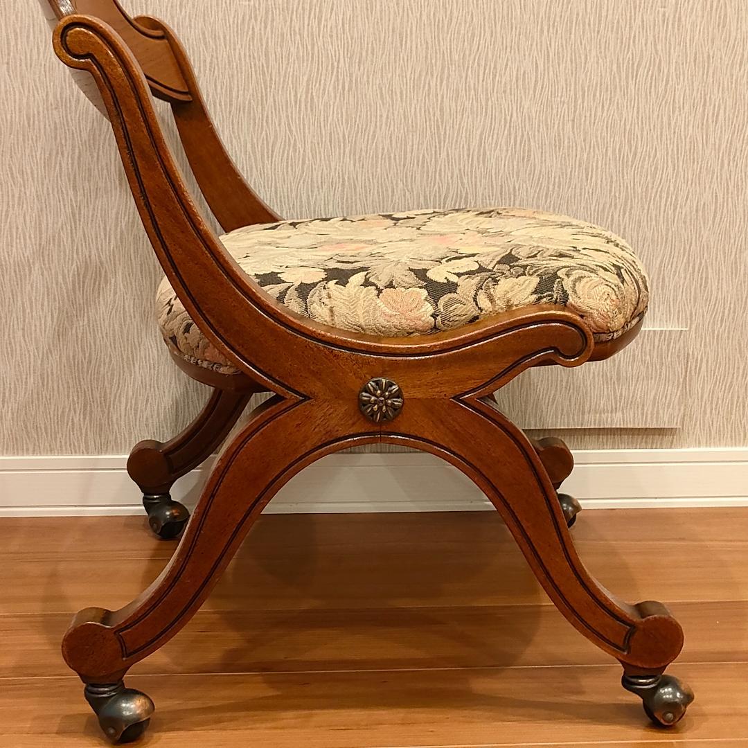 ヴィンテージ　ドレクセルヘリテイジ　サイドチェア　キャスターチェア