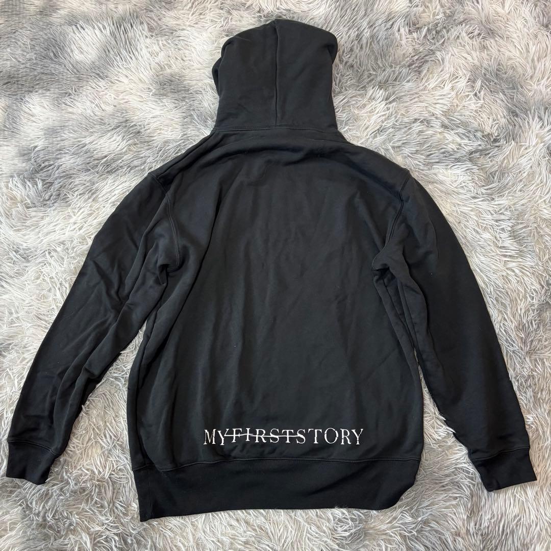MY FIRST STORY GLAB（XL）長袖パーカー マイファス ブラック