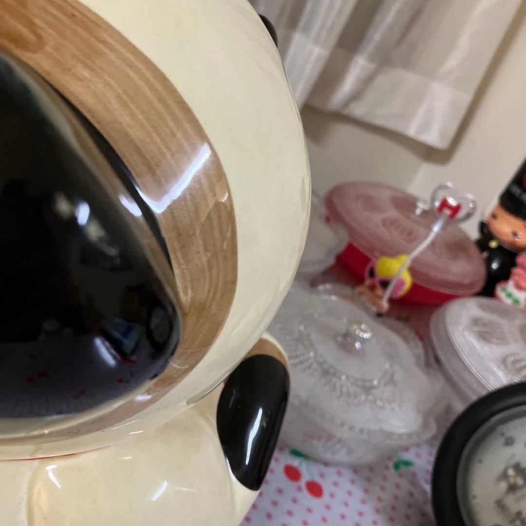 ☆招き猫　貯金箱　陶器　ファンシー☆
