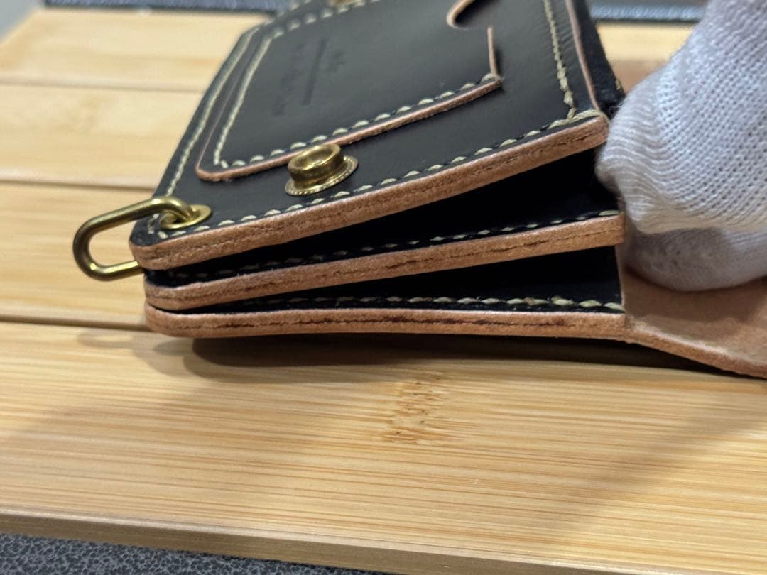 【茶芯】トラッカーウォレット ミドルサイズ ハンドメイド