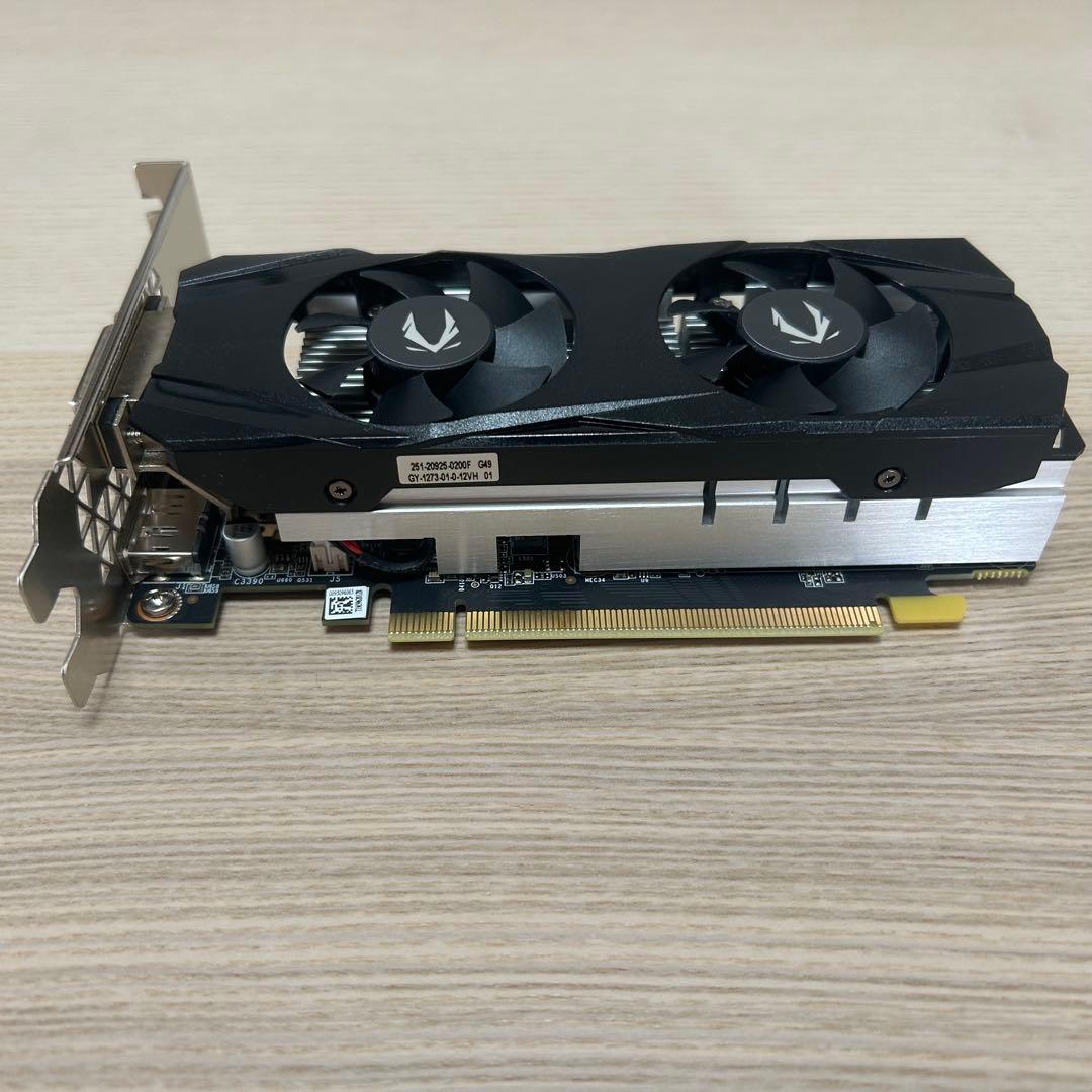 グラフィックボード・グラボ・ビデオカード ZOTAC GeForce GTX1650 LP 4GB GDDR6