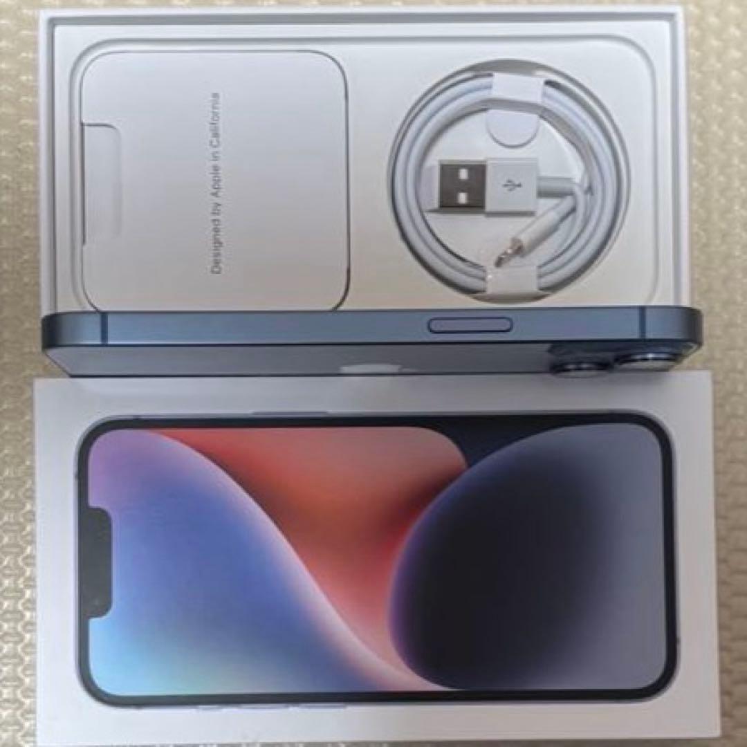 ほぼ新品バッテリー容量100% iPhone14 128GB SIMフリー 本体