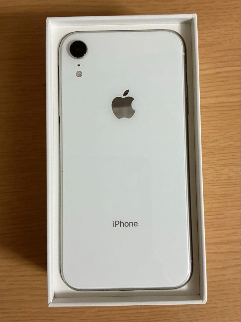 iPhone ⅩR 64GB ホワイト 本体 箱付き