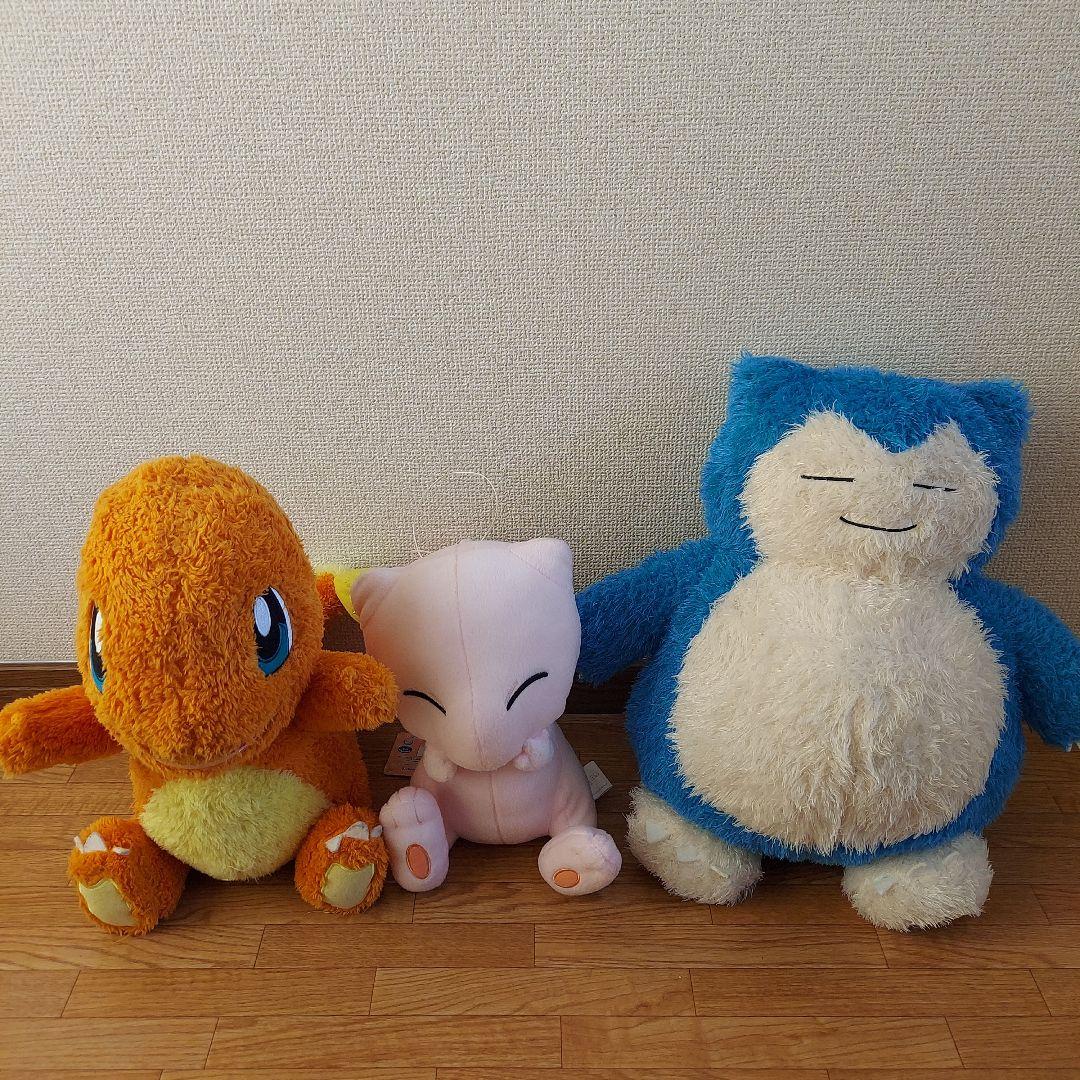 ポケモンぬいぐるみ まとめ カビゴン ミュウ カイリューなど 11個