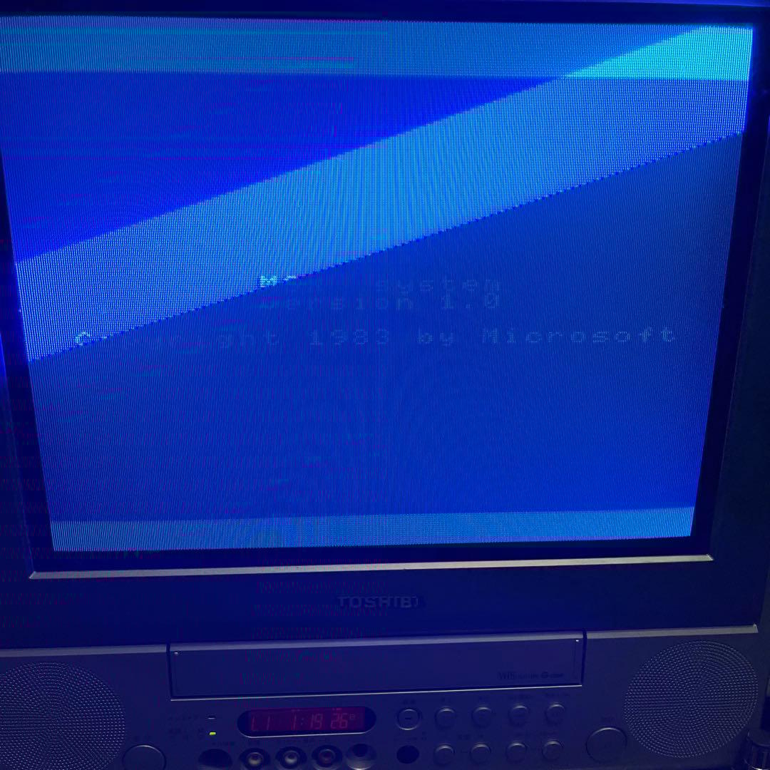 MSX本体中古 箱説なし オマケゲーム2本付き 動作確認済 CF-2000