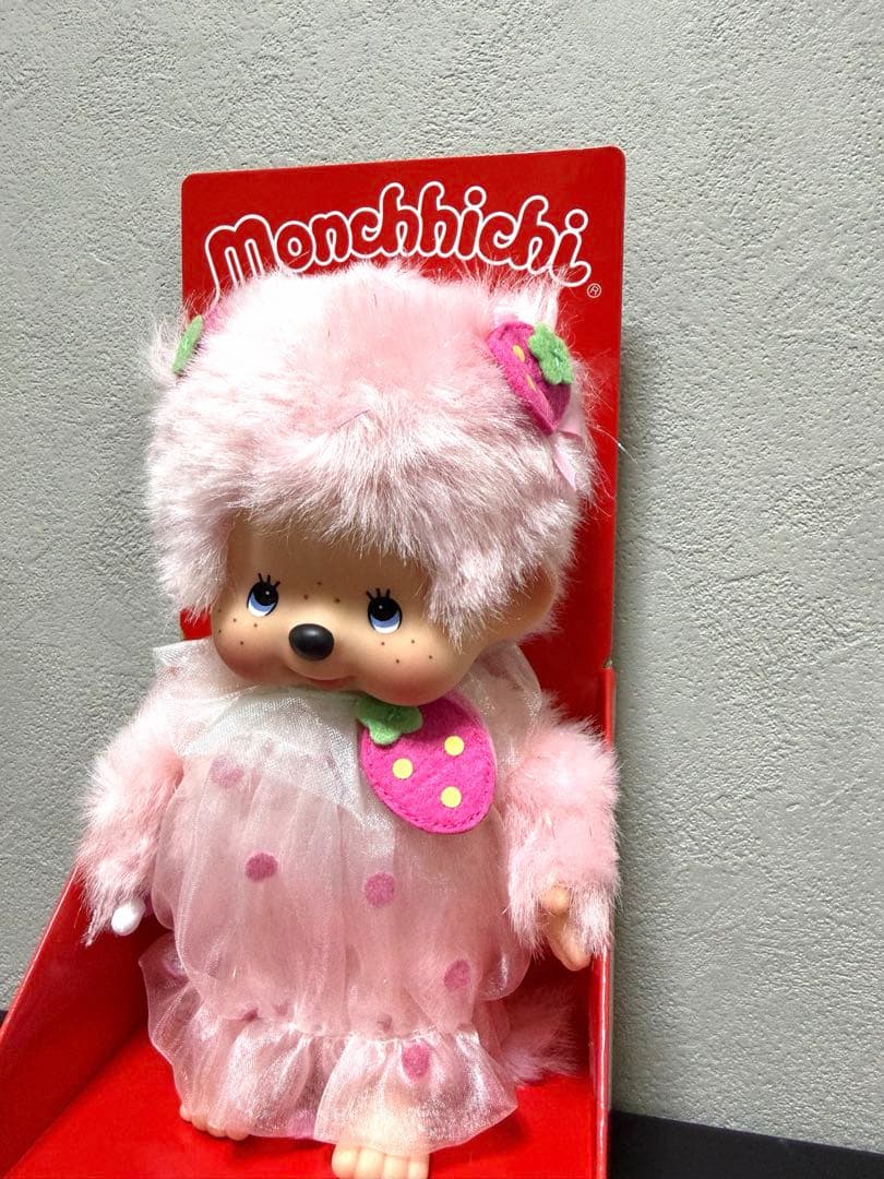 新品　海外EU限定 モンチッチ ストロベリーハートガール ぬいぐるみ 完売品