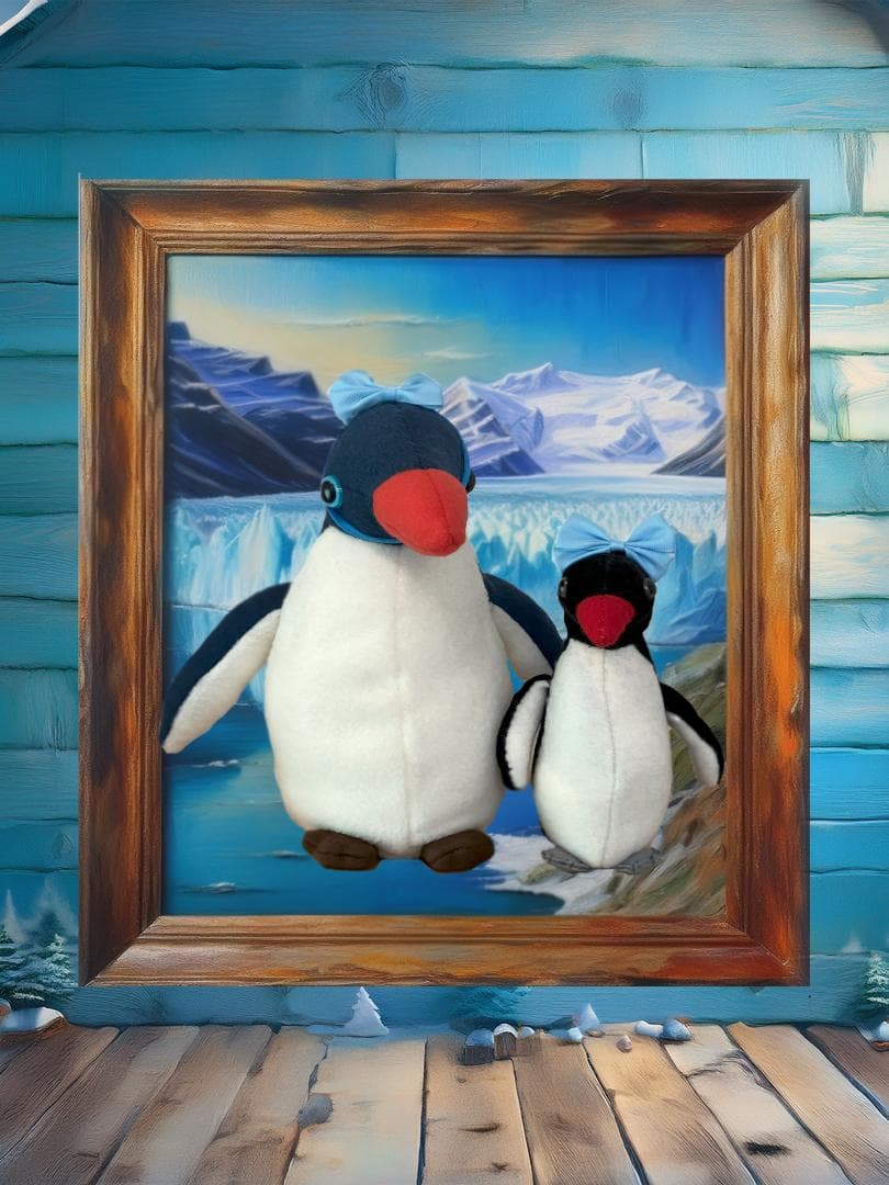 手作りのペンギンオブジェセット：可愛らしさを楽しむインテリアアート