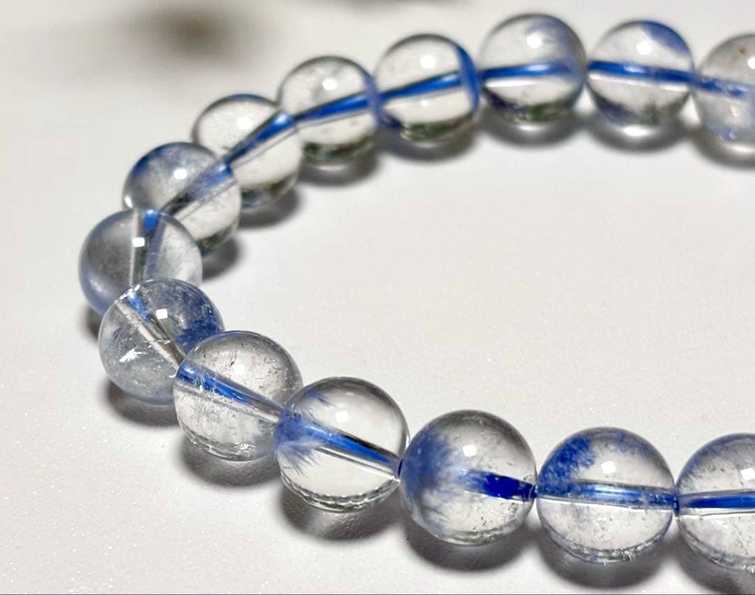 Ｒ　蒼き妖精の輝き　ロイヤルデュモルチェライトインクォーツ　ブルーフラワー