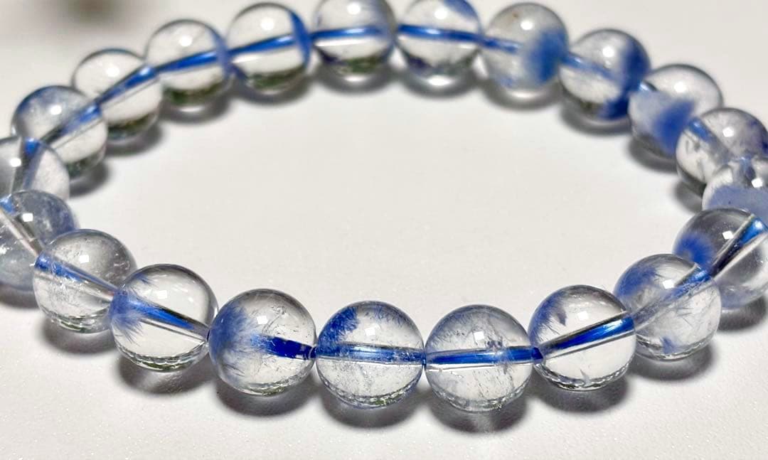 Ｒ　蒼き妖精の輝き　ロイヤルデュモルチェライトインクォーツ　ブルーフラワー