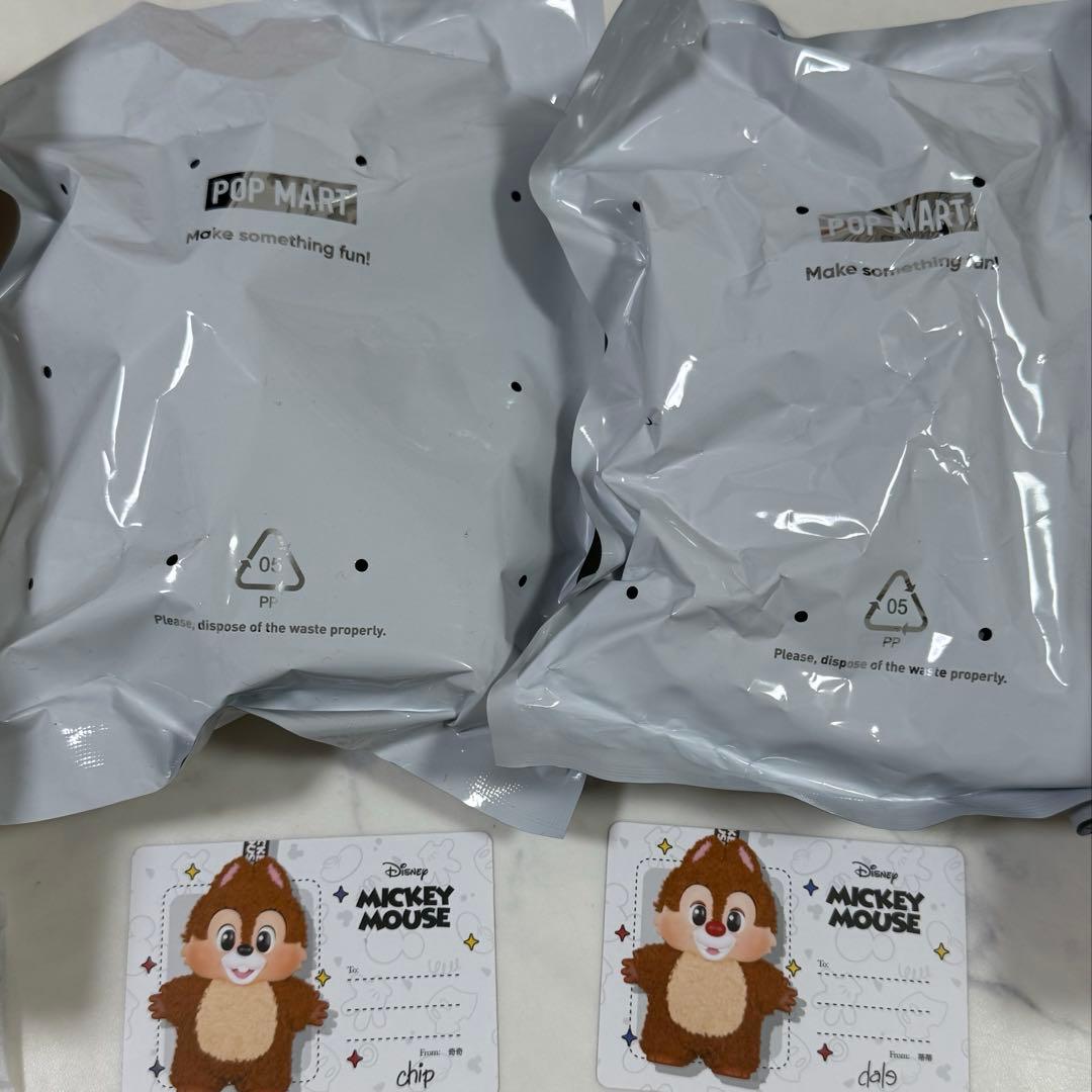 POPMART Mickey Family ミッキーファミリー チップ　デール