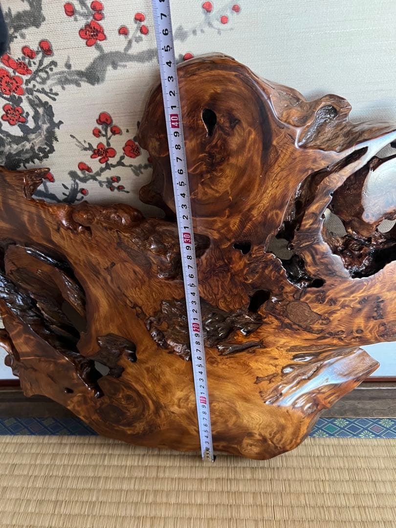 屋久杉　置物　インテリア　一枚板