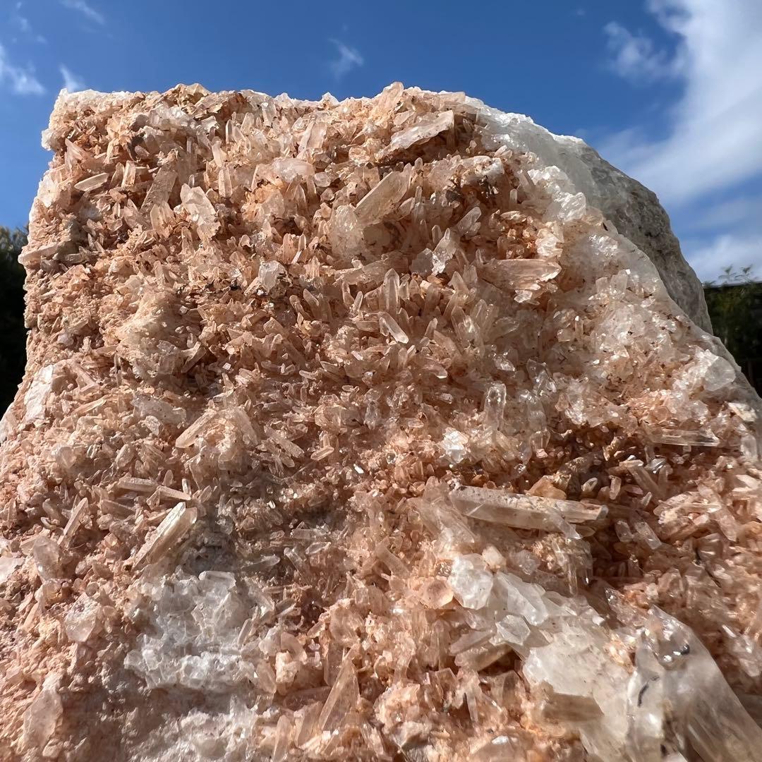 3.37kg☆極上の輝き☆極上別格品☆レインボー ヒマラヤ水晶クラスター 天然石