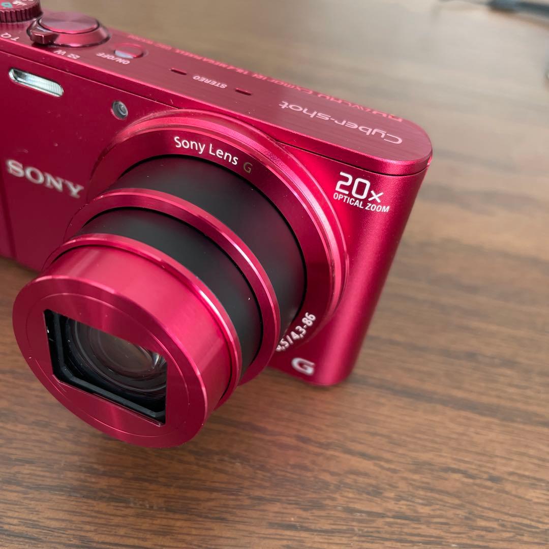 【美品】SONY Cyber-shot DSC-WX300 赤 中古品