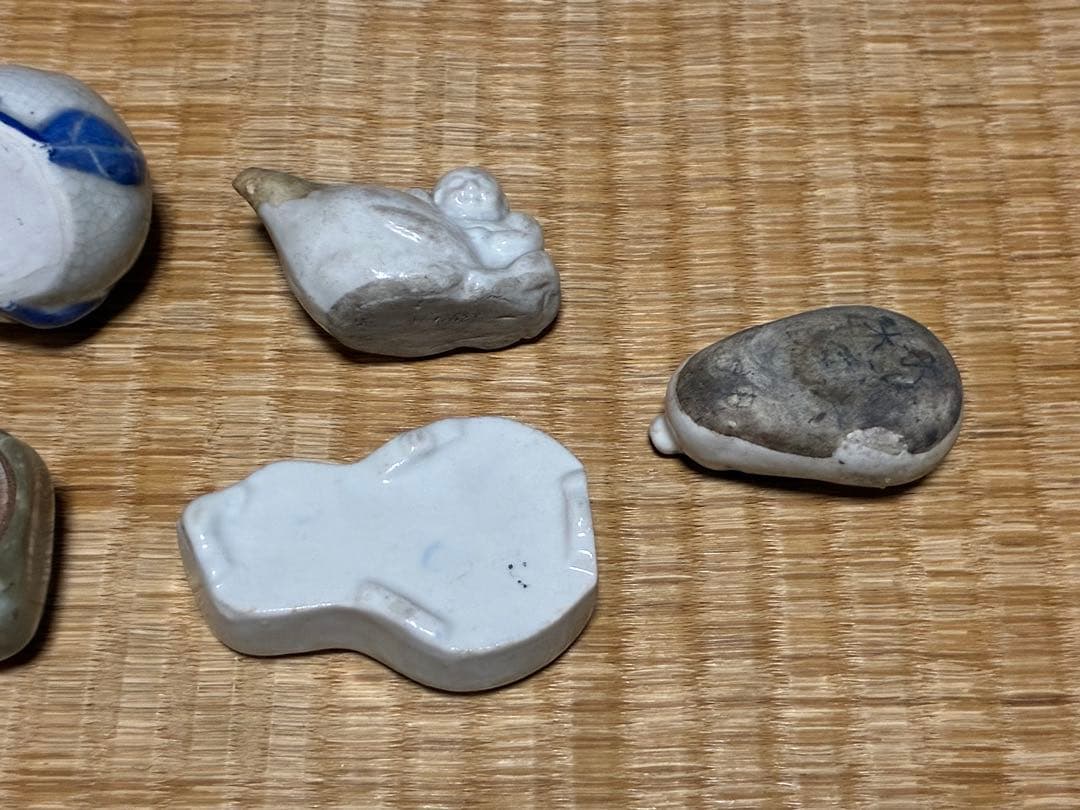 茶道具 陶器の水滴 と 金属の水滴 11点 まとめて