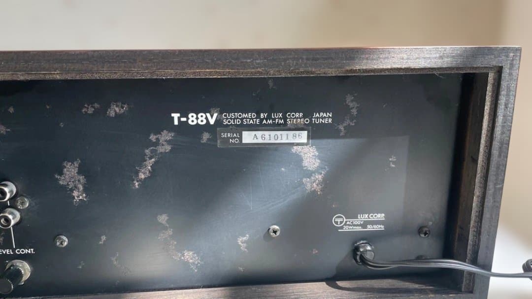 【LUXMAN T-88V】ラックスマン50周年記念モデル　動作品