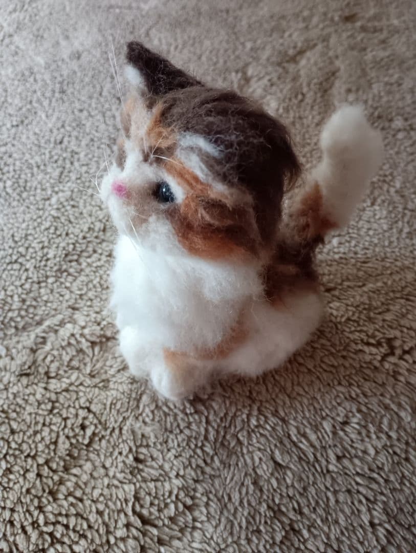 羊毛フェルト 猫ちゃん