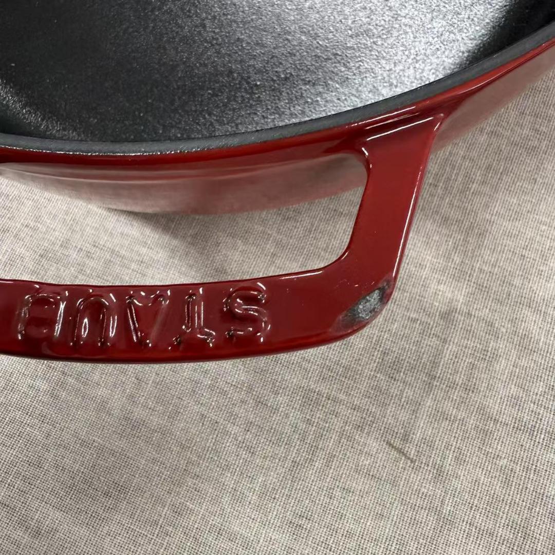 訳あり★ストウブ staub 鍋 ブレイザー ソテーパン 24cm チェリー