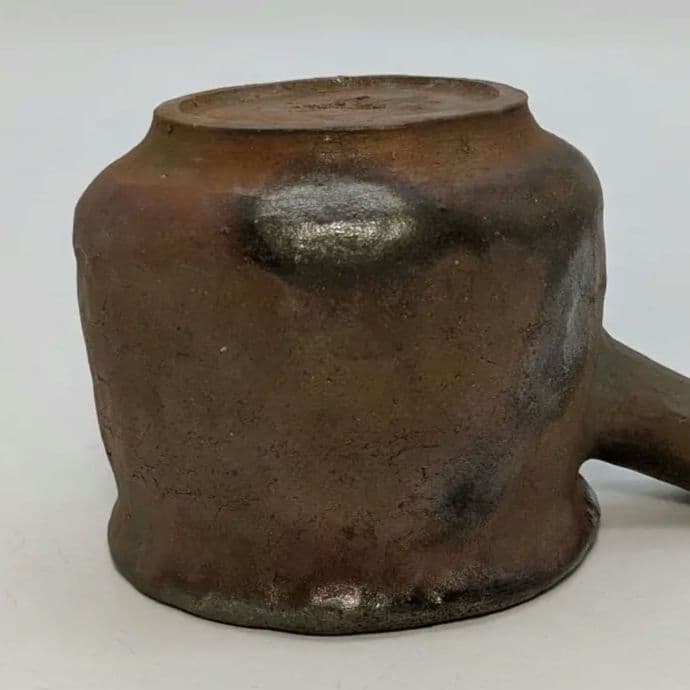 木村春芳 備前焼 手造急須 用心箱 貝摘み 煎茶器 煎茶道具 食器 たたら作り