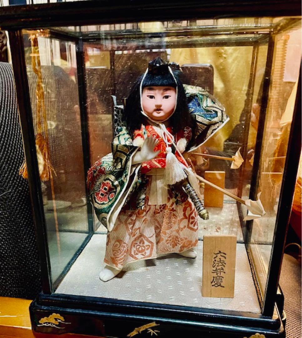五月人形 威風堂々　弁慶シリーズ　伝統的な和服の人形50年前奇跡の保存逸品！