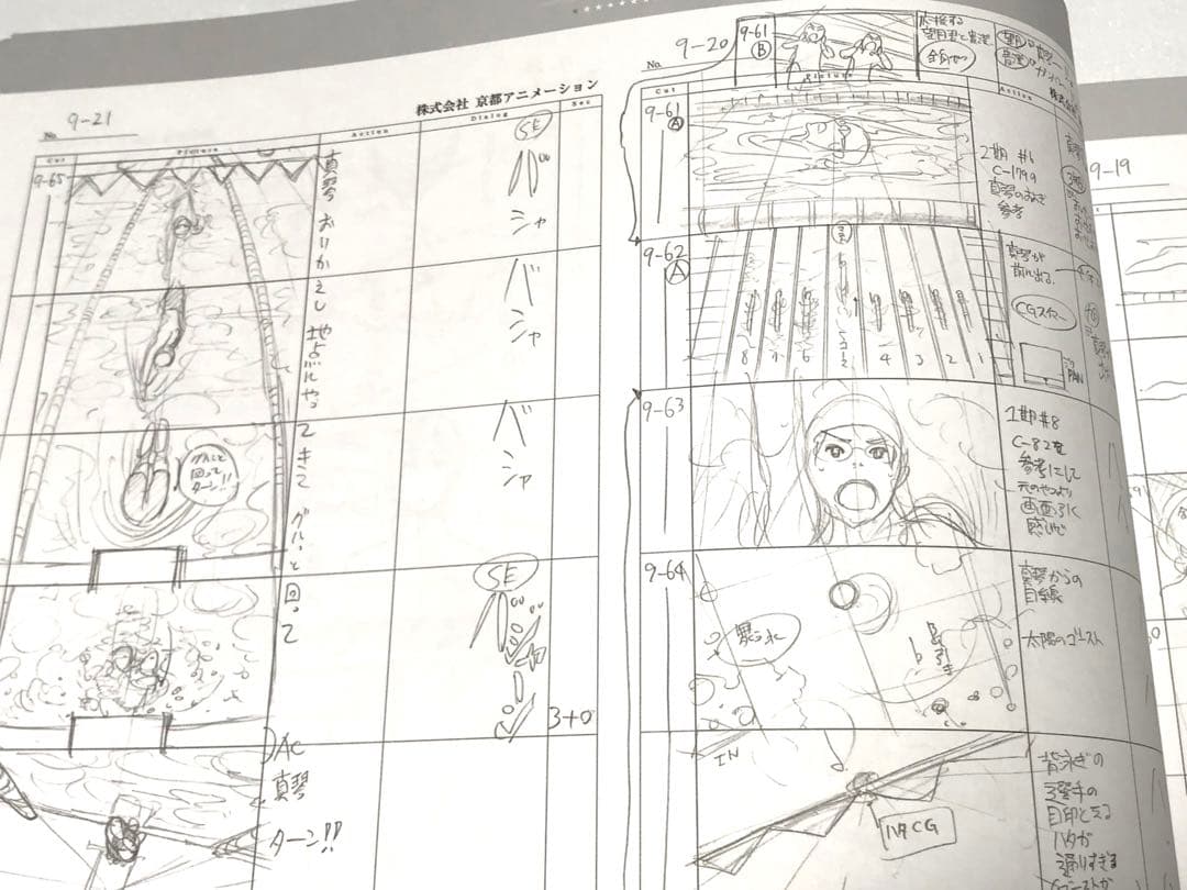 【絵コンテ集】映画ハイ☆スピード！ストーリーボード Free! 七瀬遙 武本監督