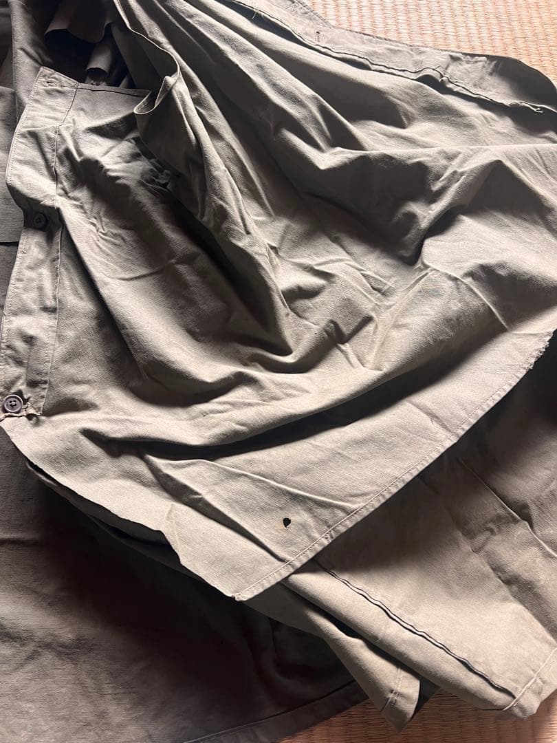 日本軍　雨具　ポンチョ　実物