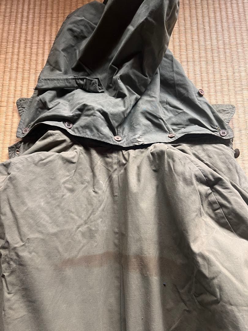 日本軍　雨具　ポンチョ　実物