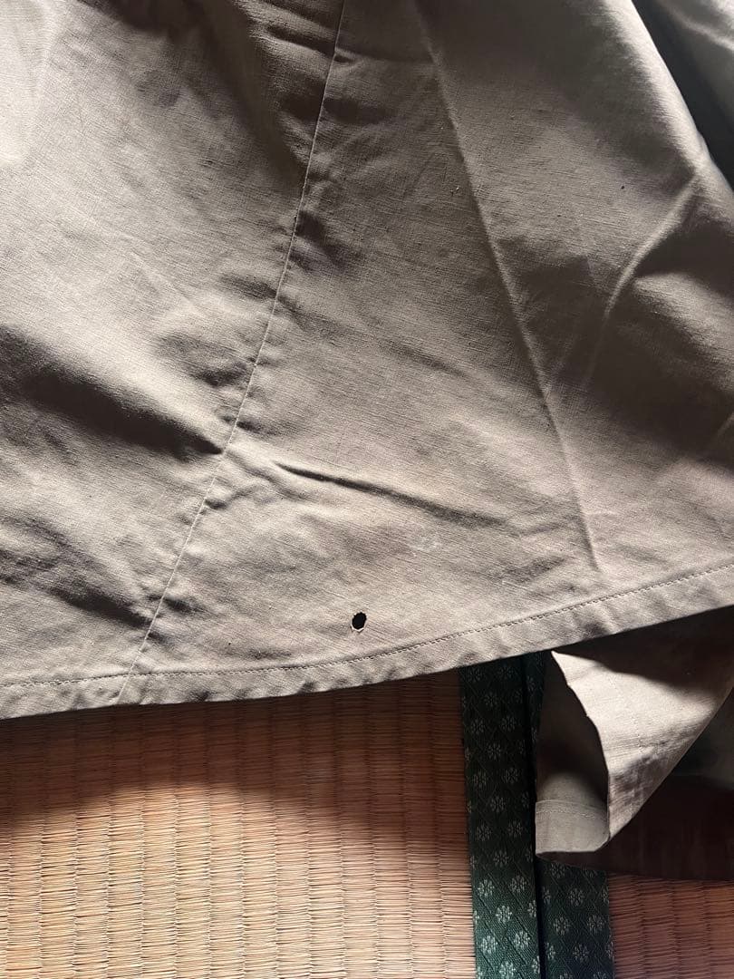 日本軍　雨具　ポンチョ　実物