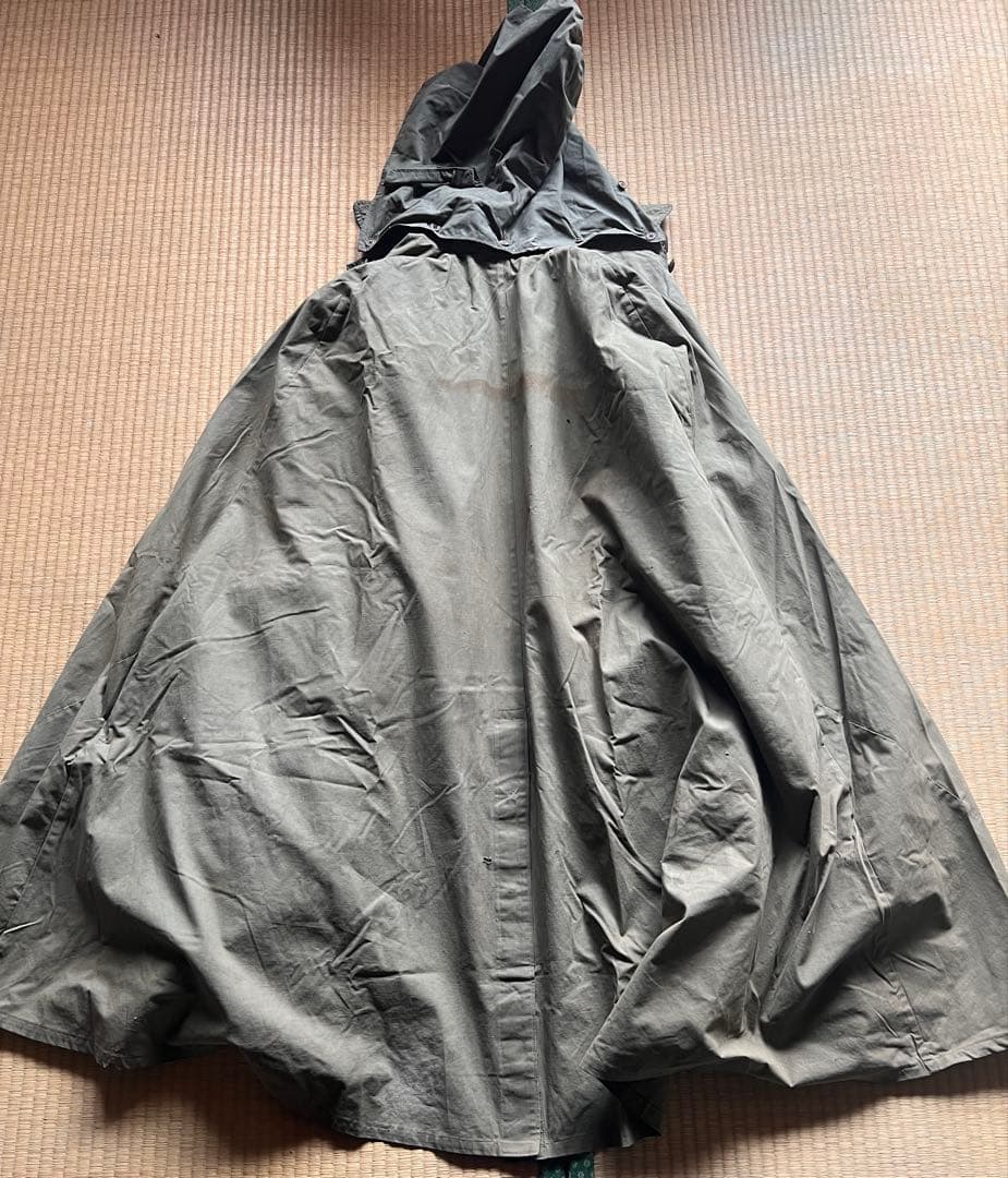 日本軍　雨具　ポンチョ　実物