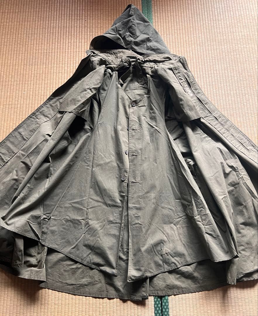 日本軍　雨具　ポンチョ　実物
