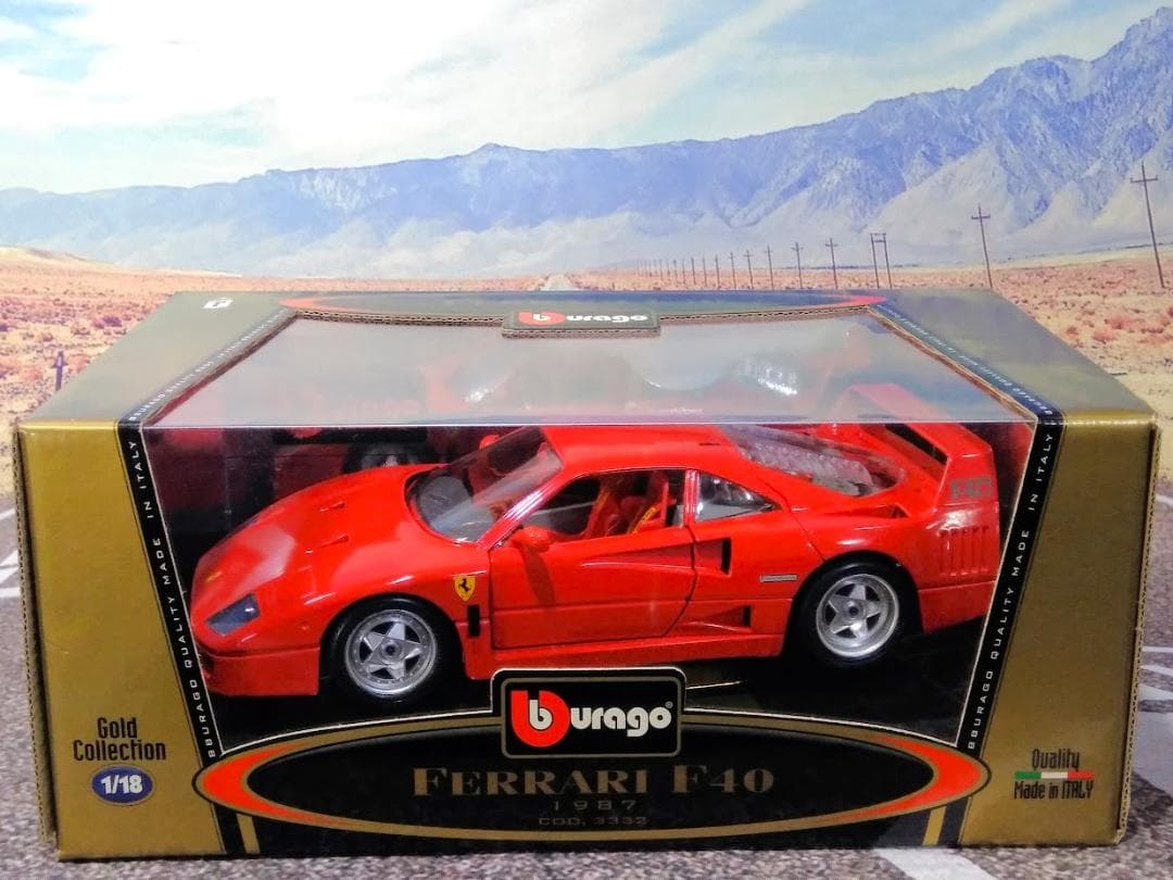 1/18 ブラーゴ ゴールド コレクション 『 フェラーリ F40 1987 』