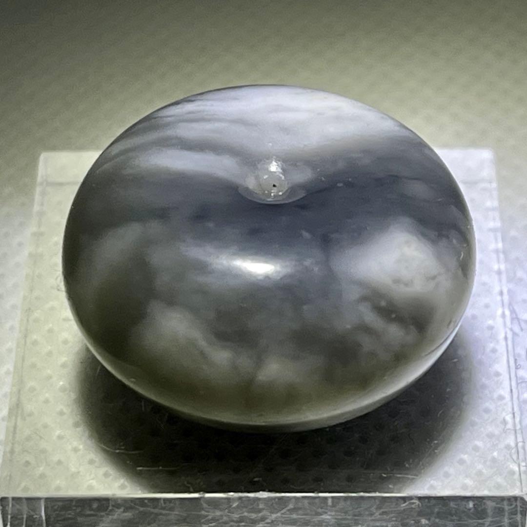 極上 和田玉 帯状青花 彫刻 軟玉 ネフライト 平安扣 ペンダント 財運 魔除