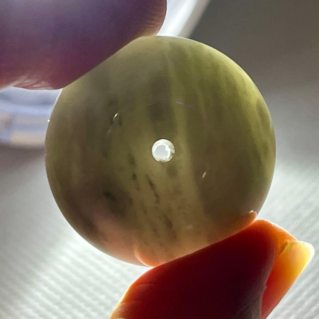 極上 和田玉 帯状青花 彫刻 軟玉 ネフライト 平安扣 ペンダント 財運 魔除