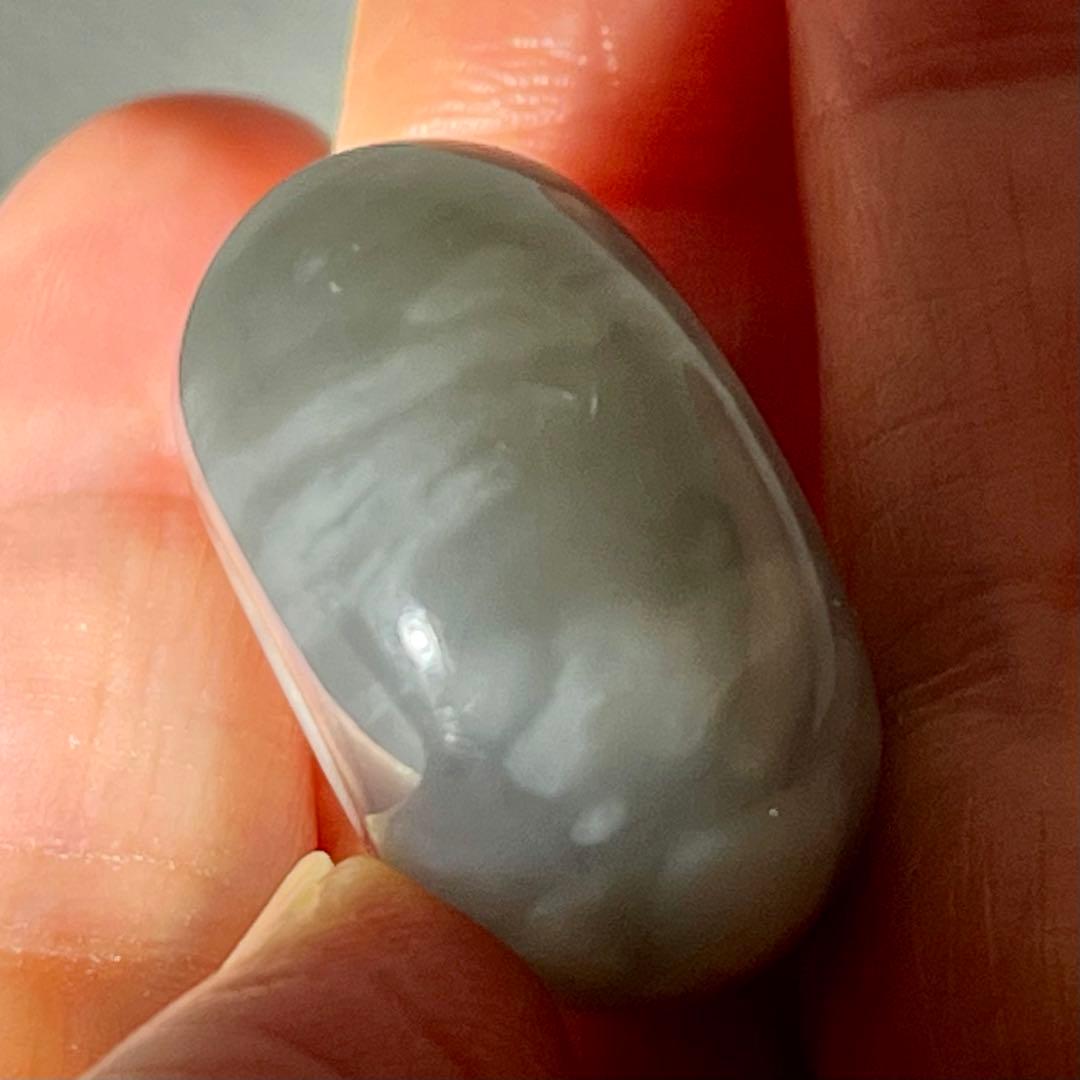 極上 和田玉 帯状青花 彫刻 軟玉 ネフライト 平安扣 ペンダント 財運 魔除