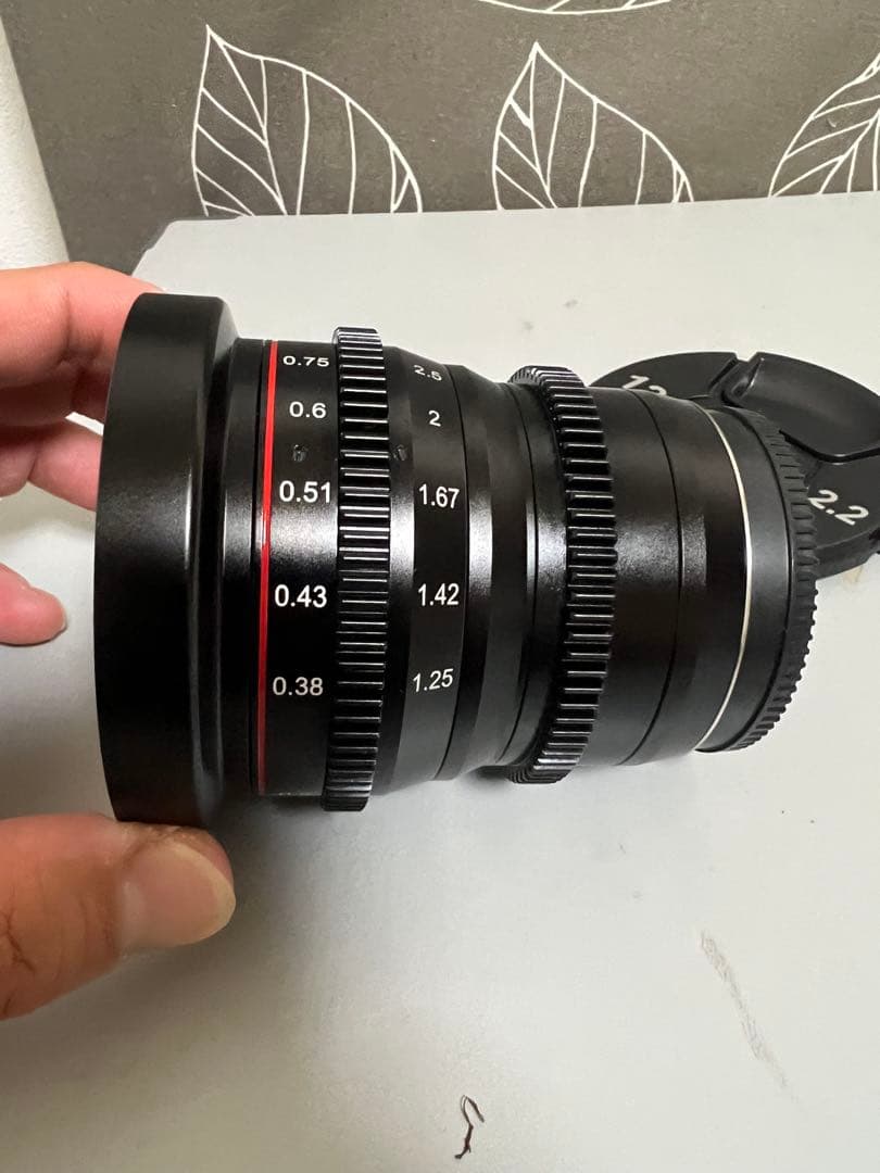 Meike 12 mm T 2.2大口径マニュアル映画シネマレンズ