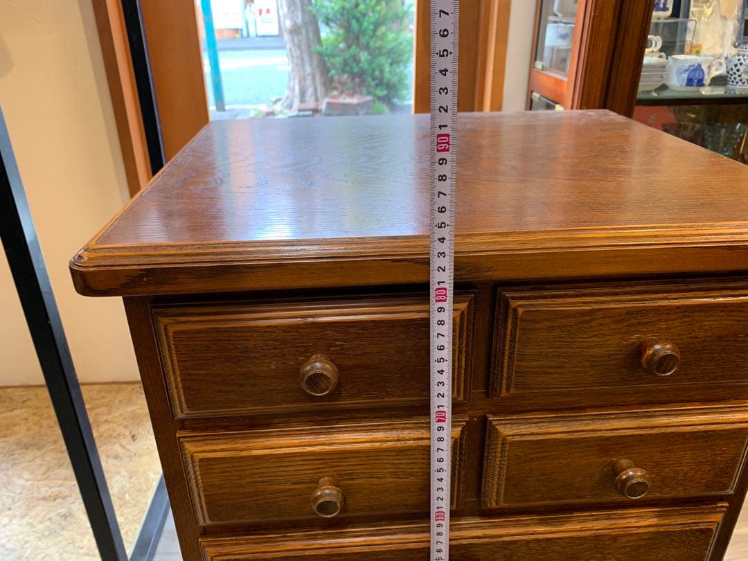 G0323-27★ 三越 Brugge ブルージュ オーク材 チェスト