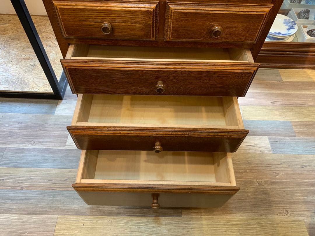 G0323-27★ 三越 Brugge ブルージュ オーク材 チェスト