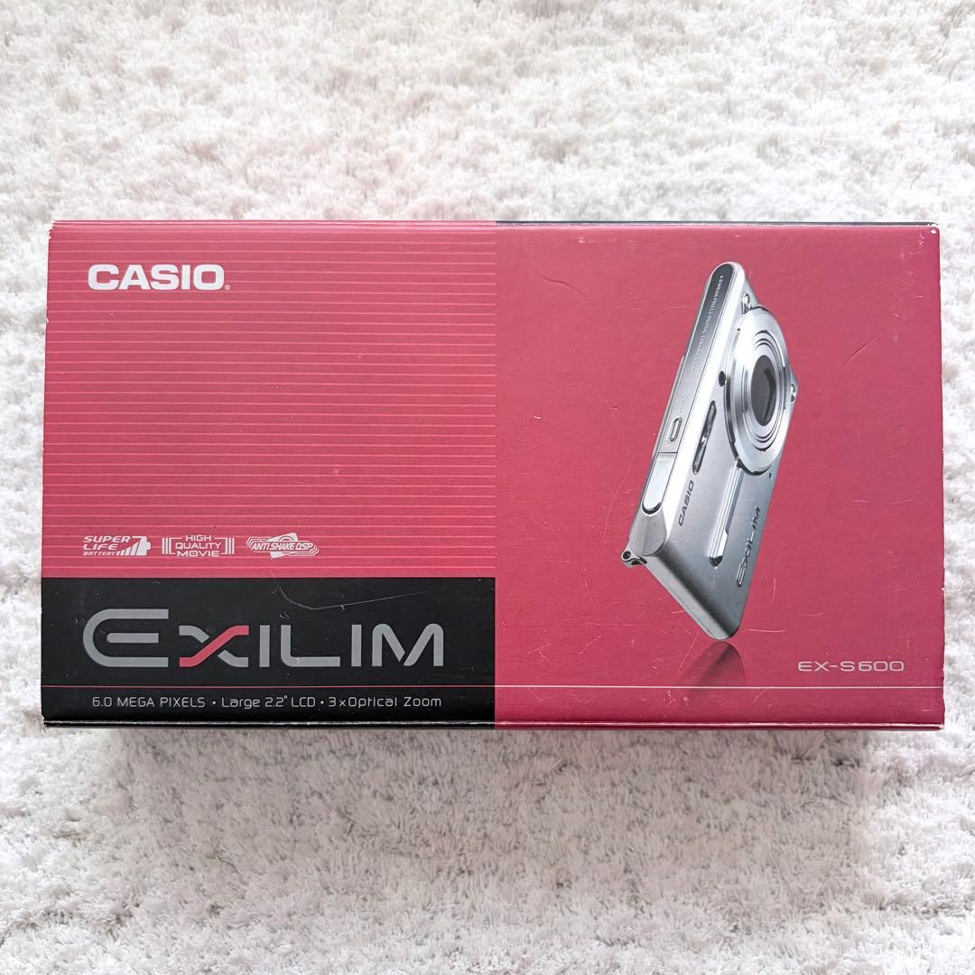 【動作確認済】CASIO カシオ EXILIM EX-S600 レトロコンデジ