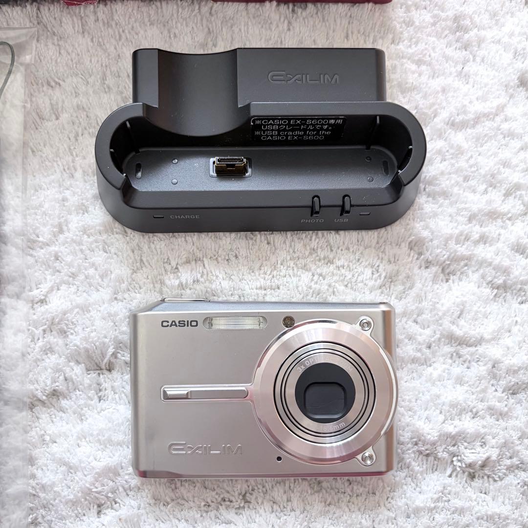 【動作確認済】CASIO カシオ EXILIM EX-S600 レトロコンデジ