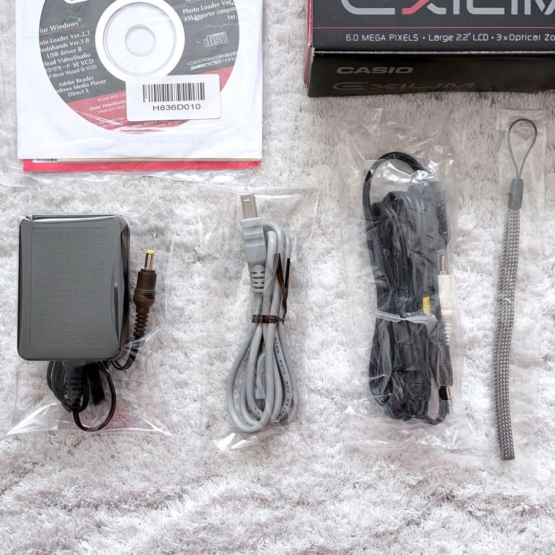 【動作確認済】CASIO カシオ EXILIM EX-S600 レトロコンデジ