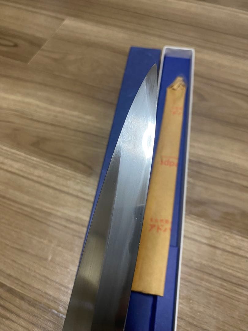 FROM JAPAN公式アカウント01重房　柳刃包丁　尺　地肌見えます