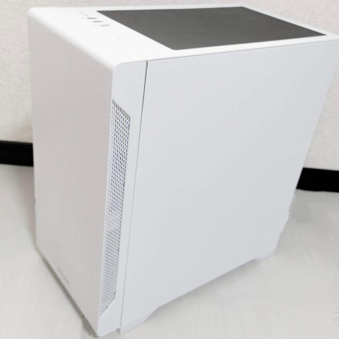 【超美品】スノー ホワイト 強化ガラスパネル Core i5 デスクトップPC
