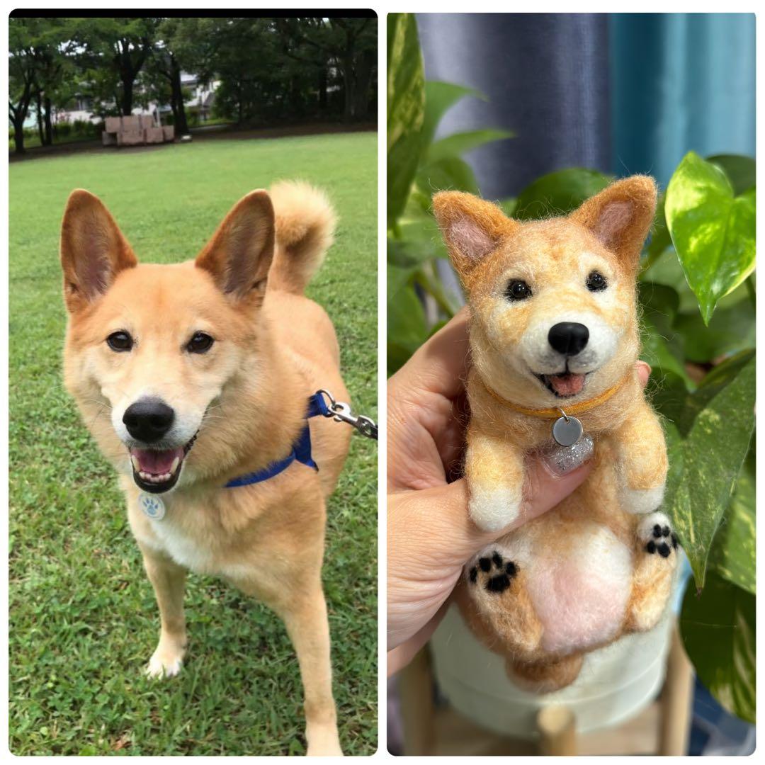 クリップペット　羊毛フェルト　うちの子　マスコット　ペット
