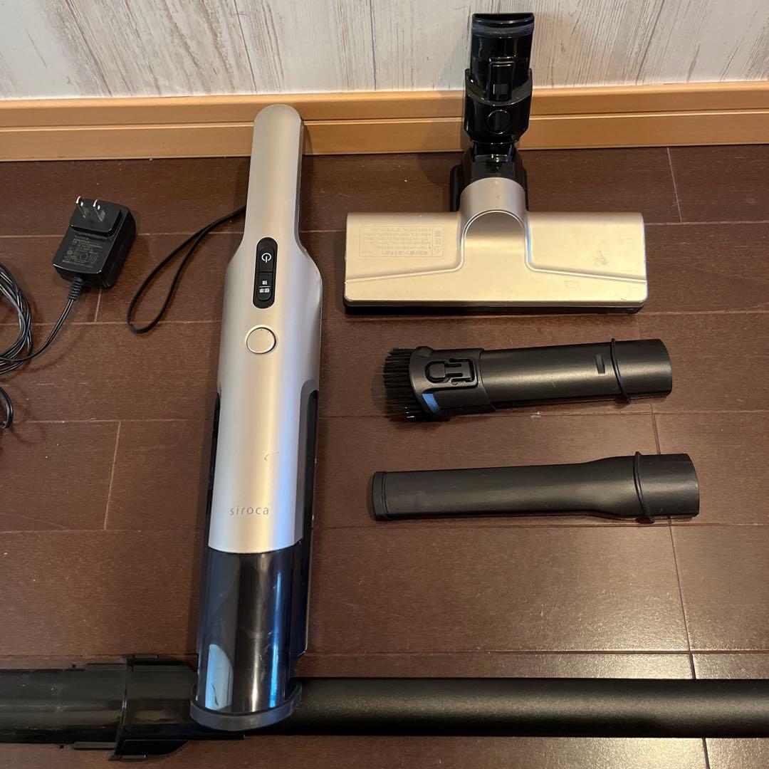 siroca 2wayコードレスステッククリーナー