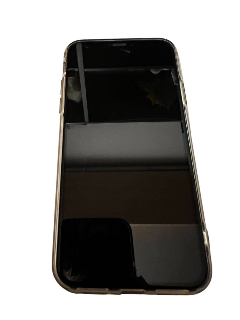Apple iPhone XS ゴールド ケース付き