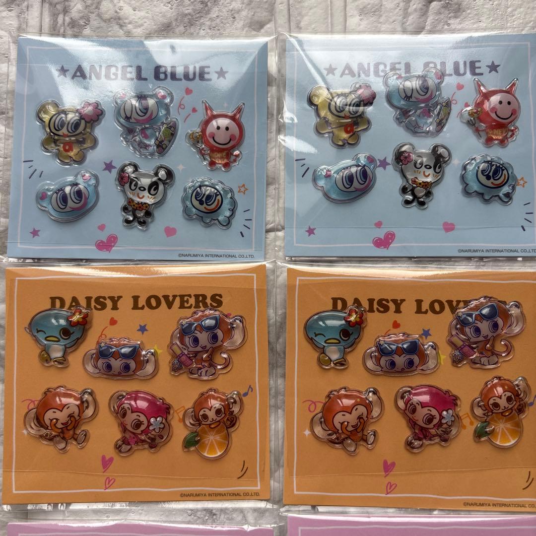 ナルミヤキャラクターズ ぷっくりしーる セブンイレブン 全４種コンプリート
