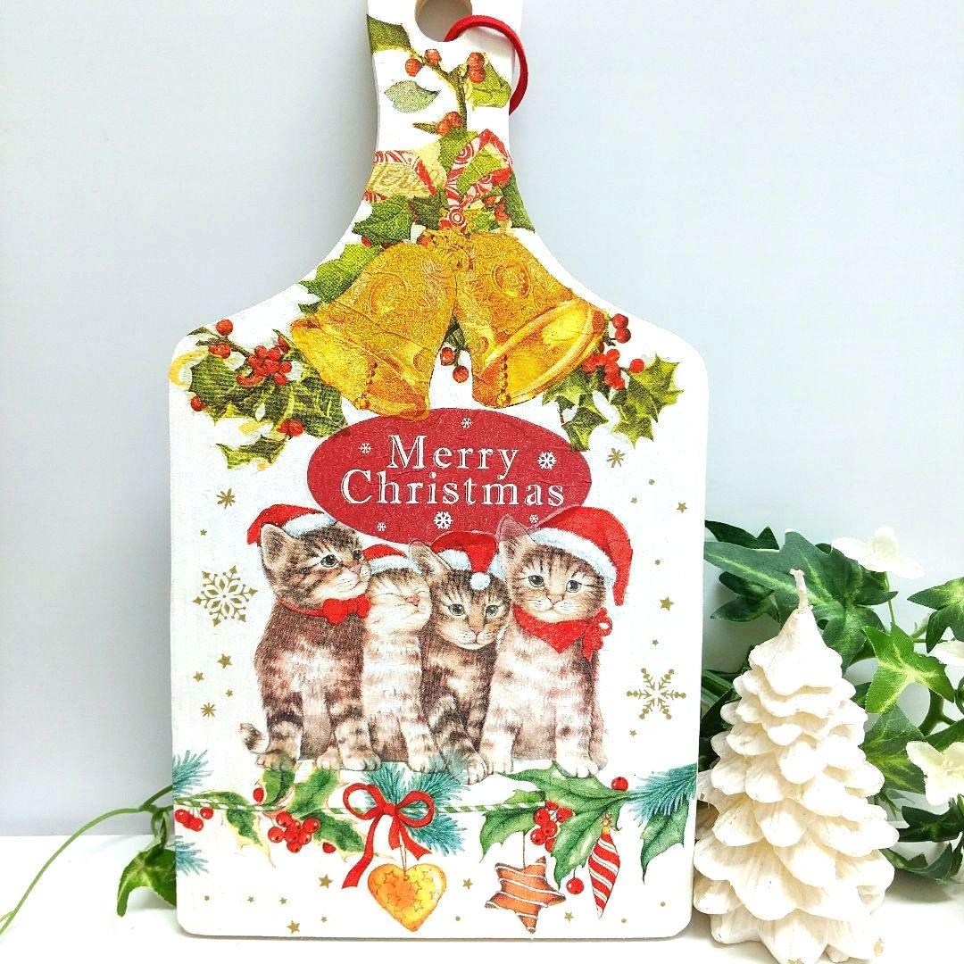 ❤︎sale❤︎デコパージュ ꔛ‬ꕤインテリア雑貨♡ウェルカムボード Xmas