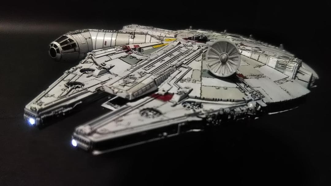 電飾改修　ミレニアムファルコン 塗装 完成品 1/350 ビーグル