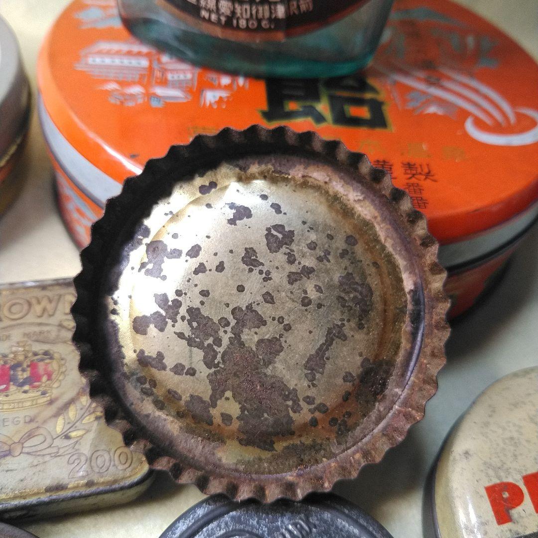 昭和レトロ　空き缶セット