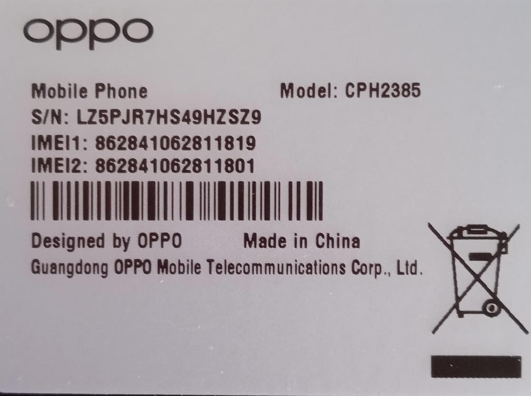 美品 OPPO A77 クリアケース付き ブラック